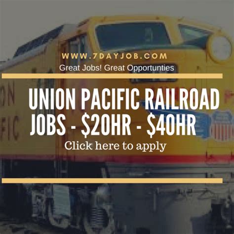 union pacific railroad job listings